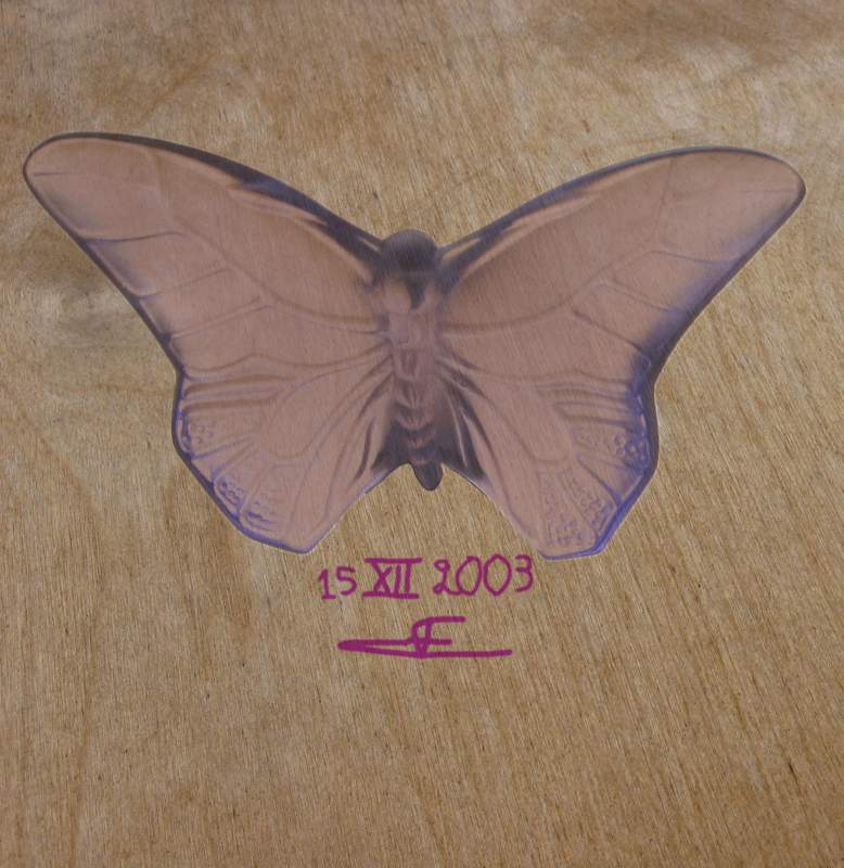 Papillon Lalique.